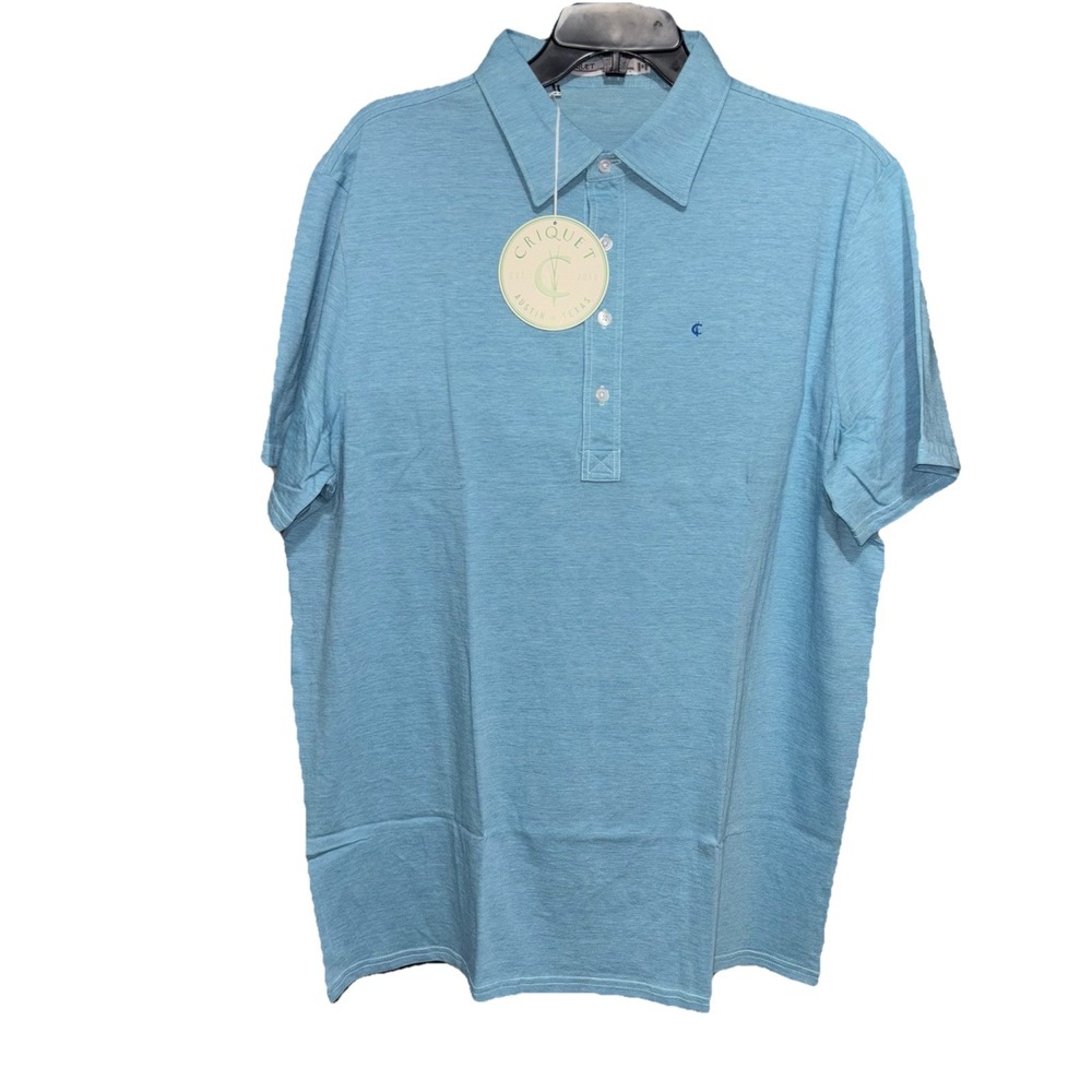 NWT Criquet Polo  shirt 100% Organic cotton men's X-Large